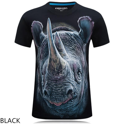 Playera Casual Estampado Animal 3D Personalizada Talla Grande Hombre - Image 18