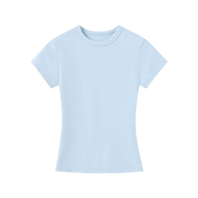 Camiseta Ajustada Cuello Redondo para Mujer - Efecto Reductor - Image 17