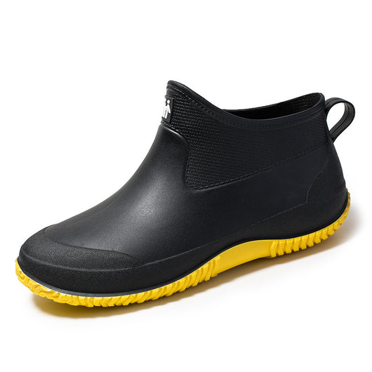 Botas Cortas Impermeables con Forro Cálido para Hombre Talla Grande - Image 3