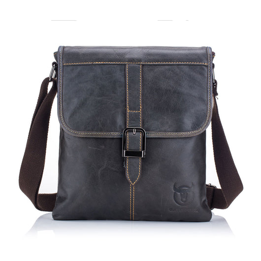 Bolsa Crossbody Ejecutiva de Cuero Vacuno con Compartimento Vertical - Image 5