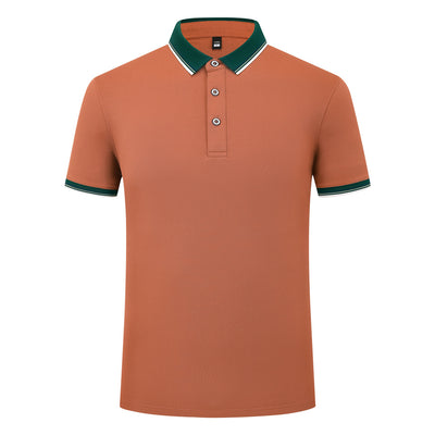 Polo Elástico de Algodón con Combinación de Colores - Image 12