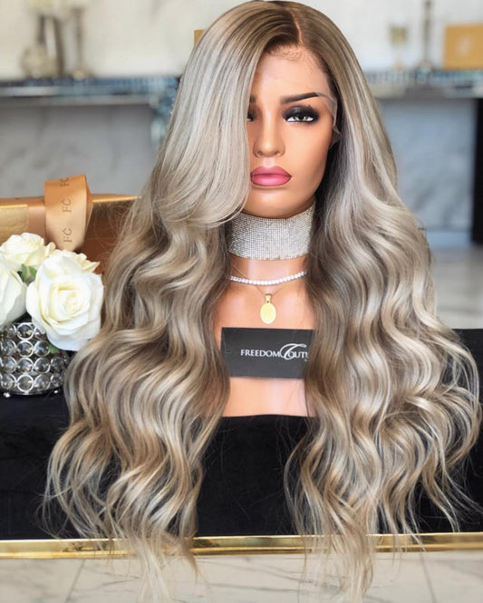 Peluca de Fibra Sintética Resistente al Calor - Cabello Sedoso