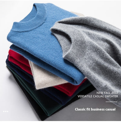 Suéter Cuello Alto Casual para Hombre - Diseño Minimalista Versátil - Image 26