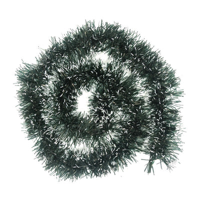 Cinta Decorativa Navideña Verde Oscuro con Borde Blanco - Image 6