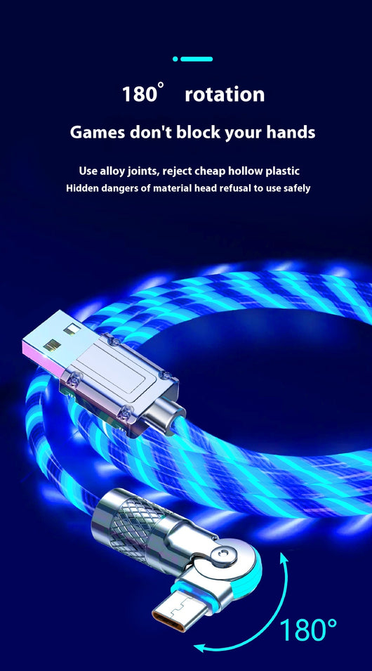 Cable de Carga Rápida con Luz Ambiental Colorida para Auto - Image 21
