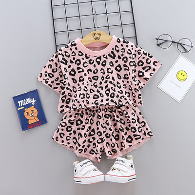 Conjunto de Dos Piezas Estampado Leopardo para Niñas - Image 5