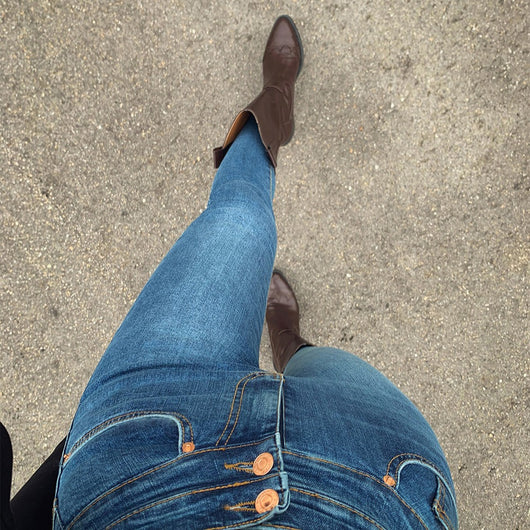 Pantalones Vaqueros Levantacaderas Ajustados de Talle Alto para Mujer - Image 13