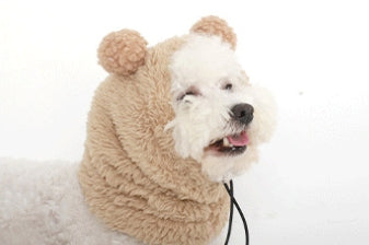 Gorro Térmico Ajustable para Mascotas con Pompón de Peluche - Image 4