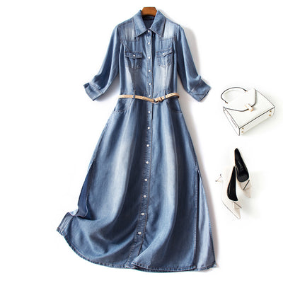 Vestido Tencel Boutique Estilo Sastre