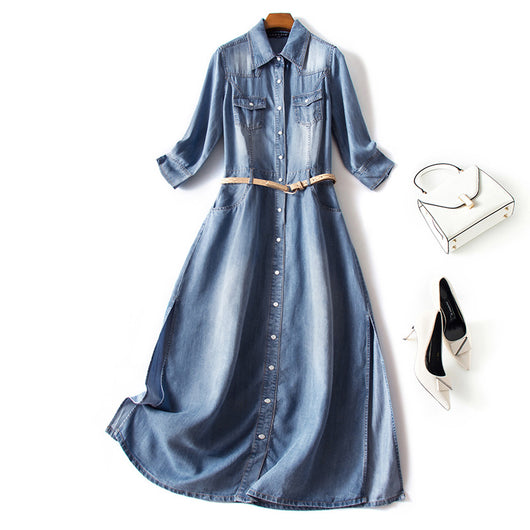 Vestido Tencel Boutique Estilo Sastre
