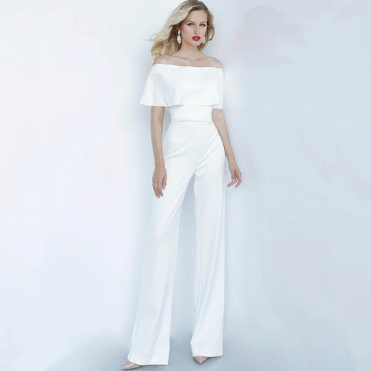 Jumpsuit Asimétrico Hoja de Loto para Mujer - Image 3