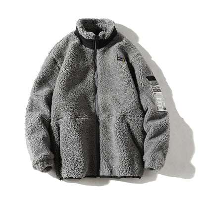 Abrigo de Lana de Cordero para Hombre - Chaqueta Gruesa y Cálida - Image 3