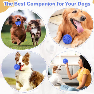 Pelota Masticable Indestructible para Perros Grandes - Juguete Interactivo Antiansied con Sonido - Image 15