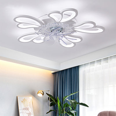 Lámpara de Techo Silenciosa con Ventilador para Dormitorio y Sala - Image 49