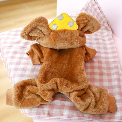 Ropa Térmica para Mascotas con Forro de Terciopelo - Abrigo Cálido para Otoño e Invierno - Image 9