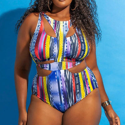 Bikini Talla Grande con Estampado Étnico - Image 16
