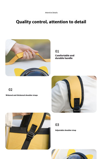 Mochila Transportadora para Gatos de Gran Capacidad - Image 13