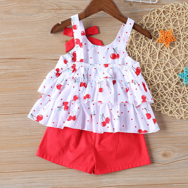 Conjunto Infantil Lunares con Moño: Blusa + Shorts - Image 22