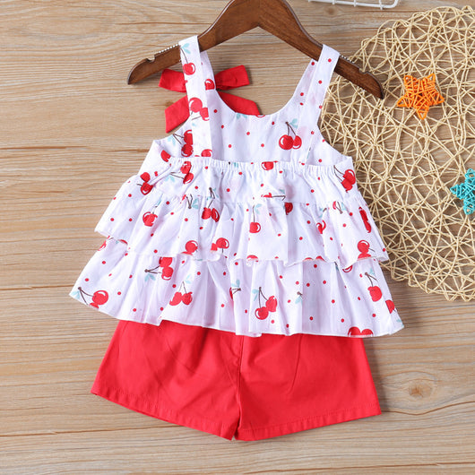 Conjunto Infantil Lunares con Moño: Blusa + Shorts - Image 22