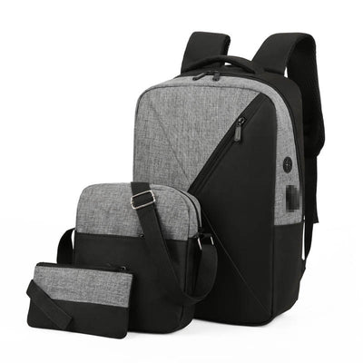 Mochila Escolar para Secundaria con Carga USB Triple Compartimento - Image 5