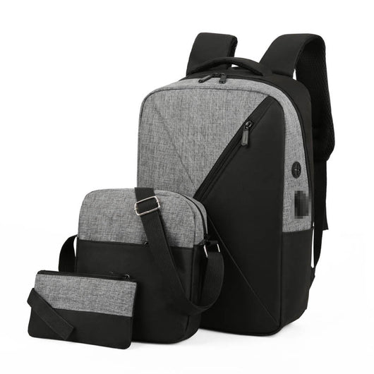 Mochila Escolar para Secundaria con Carga USB Triple Compartimento - Image 5