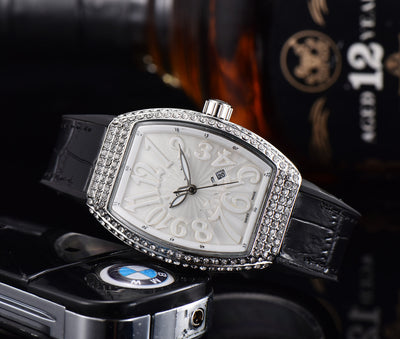 Reloj Casual de Hombre Estilo Barril con Movimiento de Cuarzo - Image 6