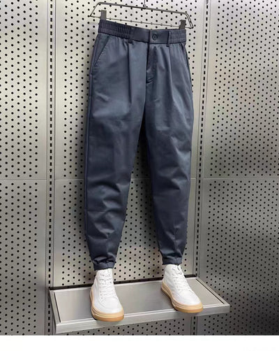 Pantalones Casuales Holgados Estilo Coreano de Color Sólido para Hombre - Image 16