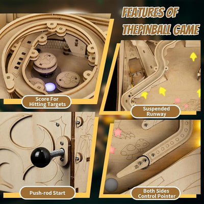 Máquina de Juego de Canicas Dinosaurio 3D - Puzzle Artesanal - Image 3