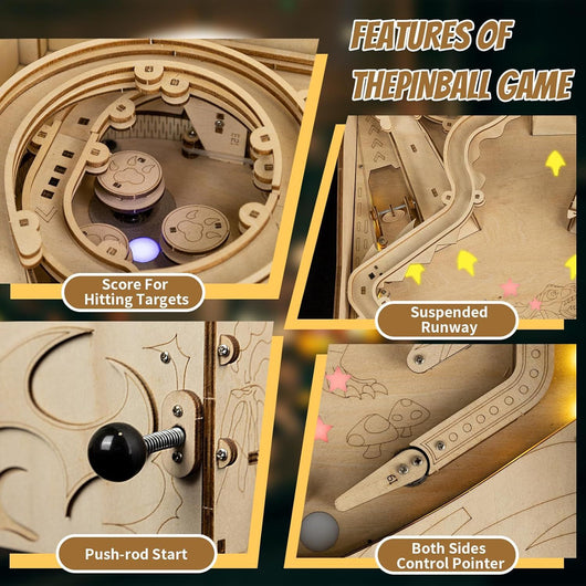 Máquina de Juego de Canicas Dinosaurio 3D - Puzzle Artesanal - Image 3
