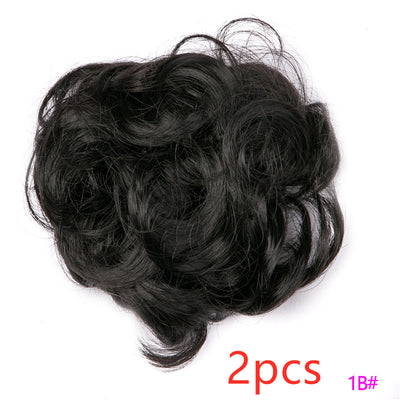 Moño Fluido Rizador con Cordón Ajustable - Extensión de Cabello Sintético - Image 26