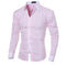 Camisas Casuales Ajustadas de Manga Larga para Hombre