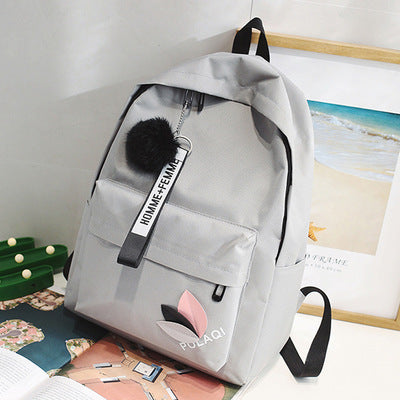 Mochila de Lona con Estampado de Hojas - Image 6