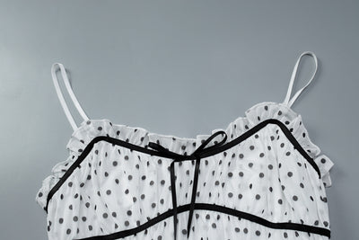 Camiseta de Malla con Lunares - Diseño Sexy Escote Profundo - Image 11