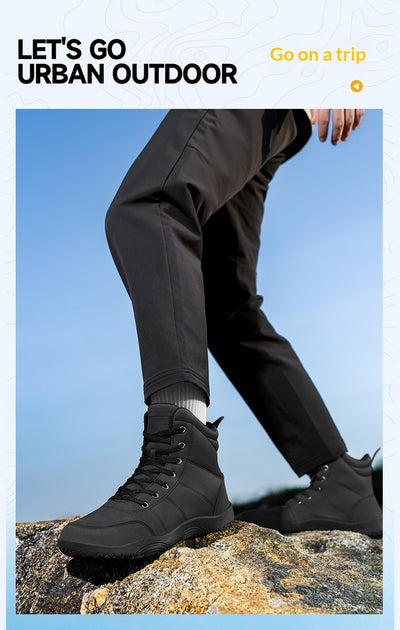 Botas de Senderismo de Cuero Premium con Puntera Ancha para Hombre - Image 22