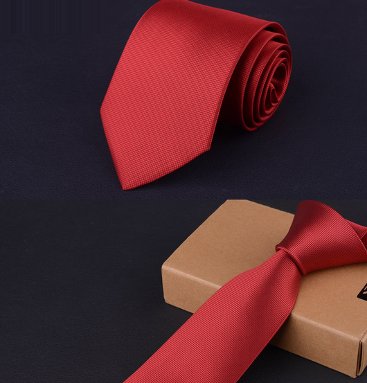 Corbata Ejecutiva Premium 8cm - Diseño Clásico Negro, Rojo y Azul - Image 9