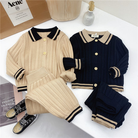 Conjunto de Dos Piezas Tejido para Niña - Suéter Infantil Elegante - Image 9