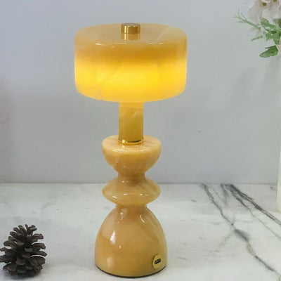 Lámpara de Escritorio Mármol Jade - Decoración Elegante - Image 9