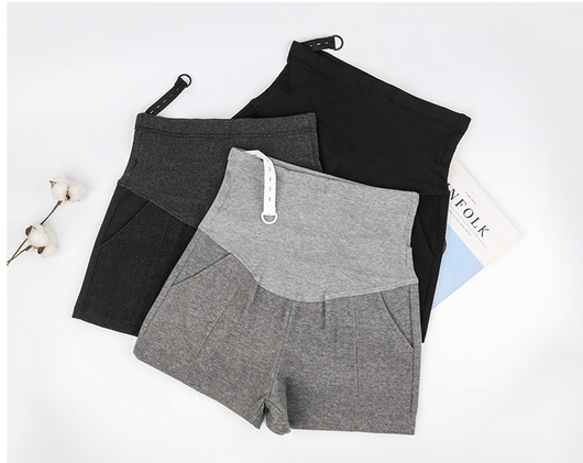 Pantalones Cortos Premamá con Soporte Abdominal - Image 9
