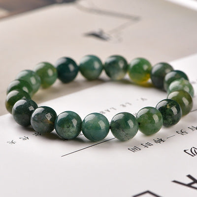 Pulsera de ágata y calcedonia natural para mujer - Image 3