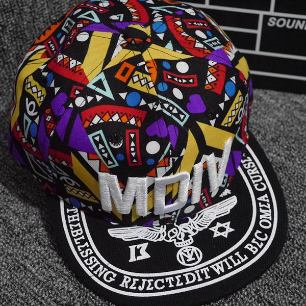 Gorra de Béisbol Infantil Hip-hop con Bordado de Ribete Plano