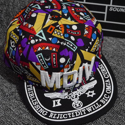 Gorra de Béisbol Infantil Hip-hop con Bordado de Ribete Plano - Image 2