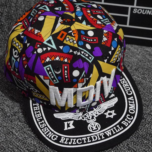 Gorra de Béisbol Infantil Hip-hop con Bordado de Ribete Plano - Image 2
