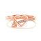 One Arrow Through The Heart Creative New Heart-shaped Ring Women Rose Dorado Adjustable opening