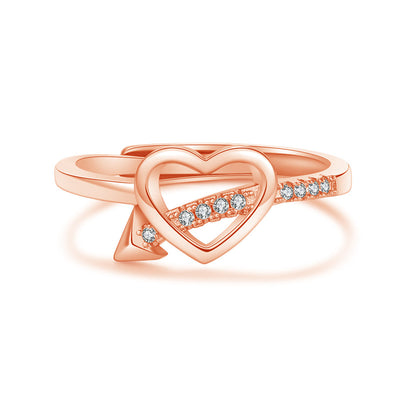 Anillo de Corazón Atravesado - Diseño Creativo para Mujeres - Image 2