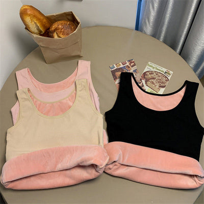 Camiseta Térmica Ajustada con Relleno para Mujer - Color Liso - Image 18