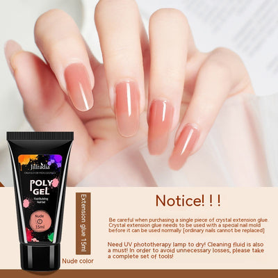 Extensiones de Uñas con Pegamento Cristal UV Beauty - Image 12