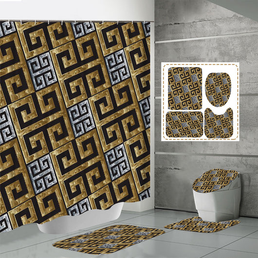 Cortina de Baño Impresa en 3D sin Perforaciones - Poliéster Premium - Image 10