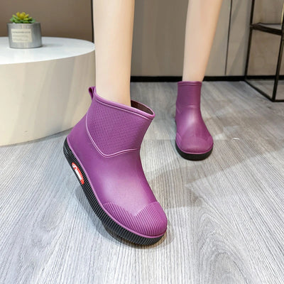 Botas Impermeables Cortas para Mujer - Estilo Moderno y Funcional - Image 20