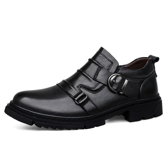 Zapatos de Cuero Genuino para Hombre con Suela Gruesa Reforzada - Image 2