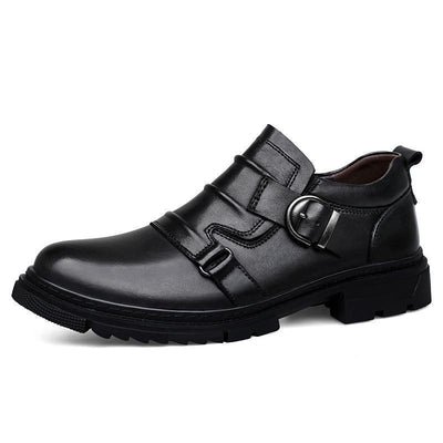 Zapatos de Cuero Genuino para Hombre con Suela Gruesa Reforzada - Image 2